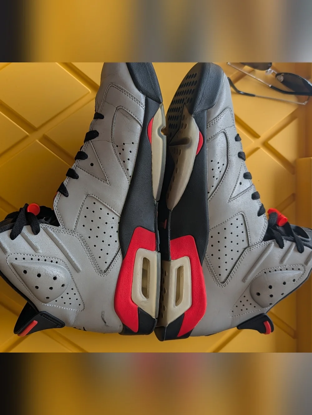 Air Jordan 6 Retro SP 'Reflections of a Champion' - Silver/Infrared/Black - Picture 4 of 7